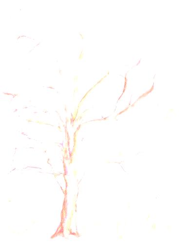 Automne 3, aquarelle sur papier (116 x 89) - 2008