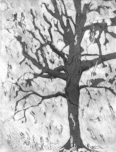 Automne 1, eau forte et aquatinte (19,5 x 14,5) - 2008