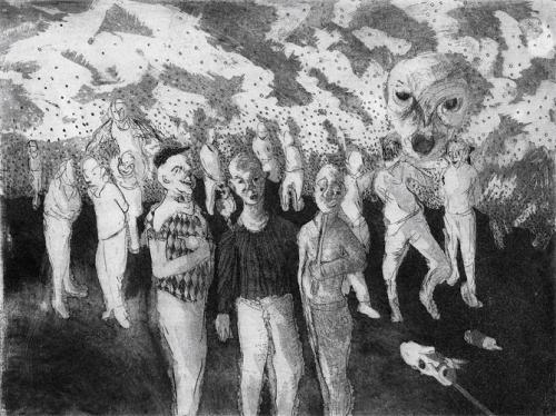 Petits points, eau forte et aquatinte (19,5 x 14,5) - 2008