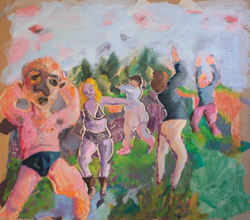 Gargantua, gouache et pastel sur papier (47 x 42) - 2008