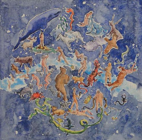 Ciel 2, eau-forte (19,7 x 19,7) - 2010