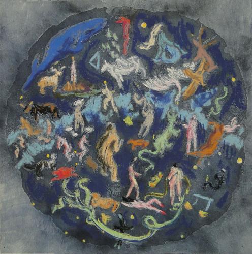 Ciel 2, eau-forte (19,7 x 19,7) - 2010