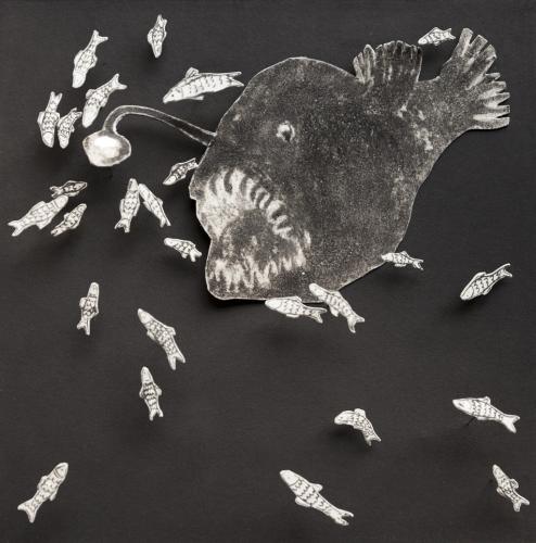 Under-the-sea-6-collographie-en-volume-23-x-23-2013